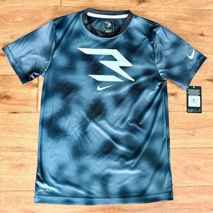 🆕 Nike 3BRAND Black and Blue Jersey Shirt
